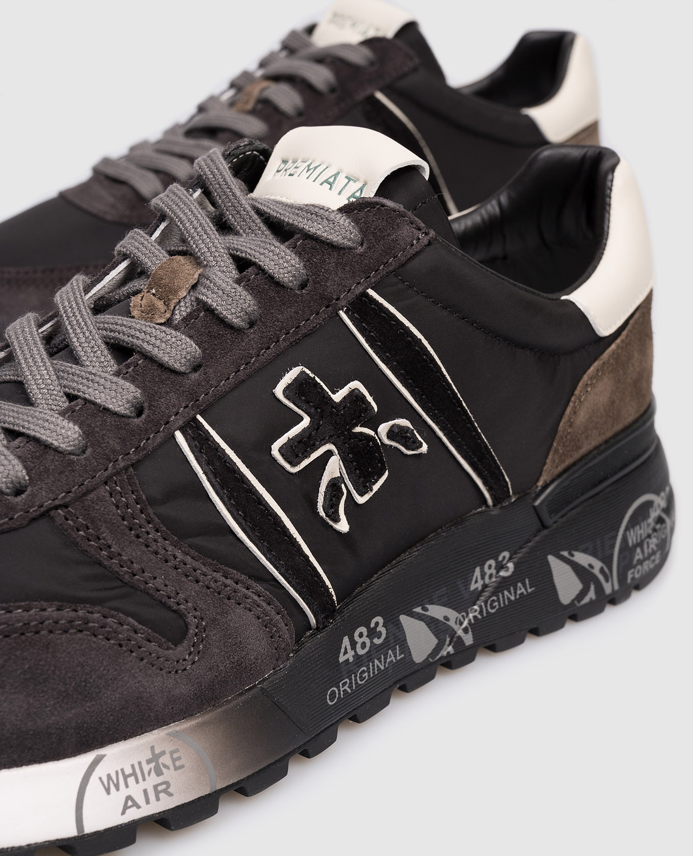 

Black LANDER combination sneakers Premiata