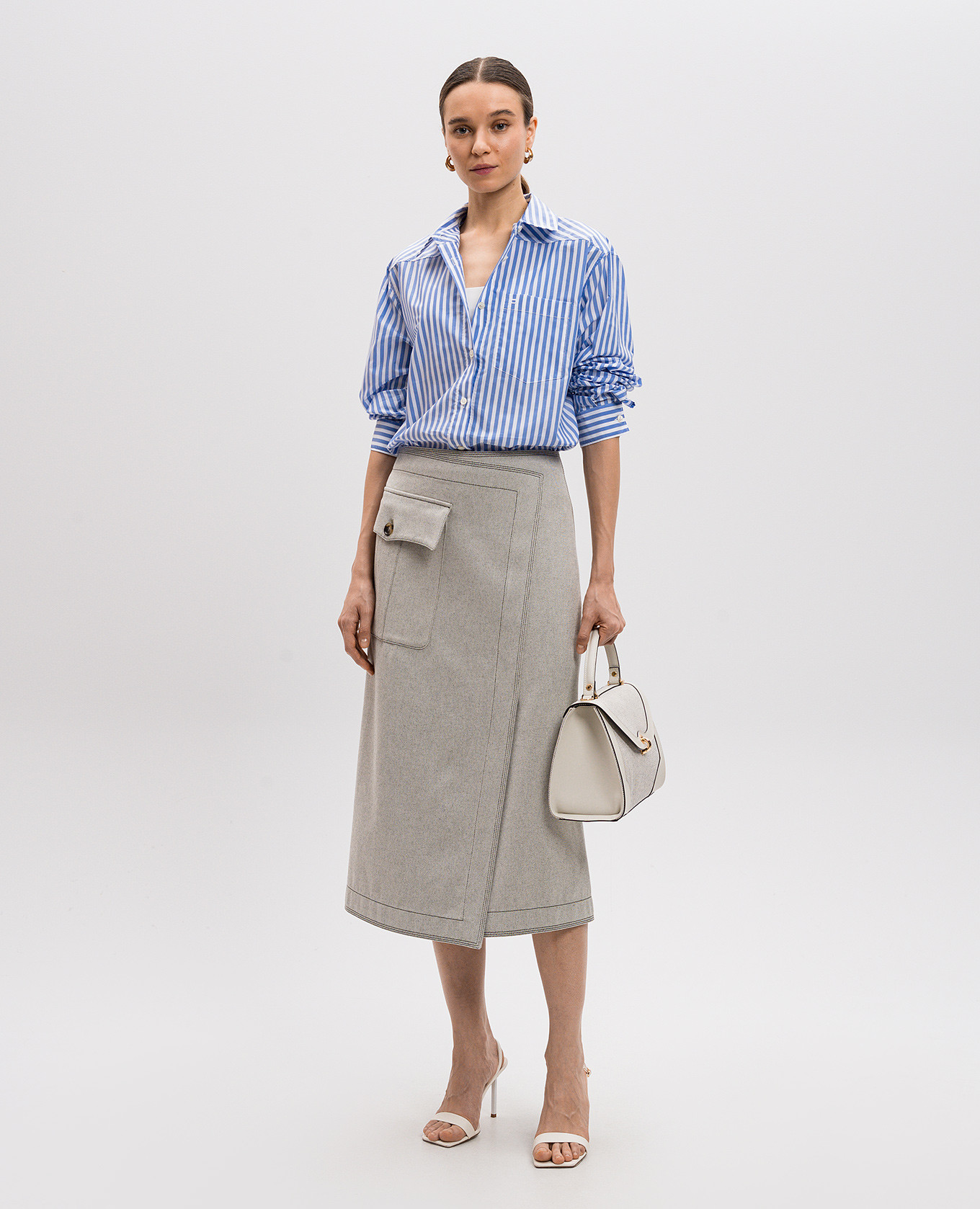 

Blue striped shirt Philosophy di Lorenzo Serafini