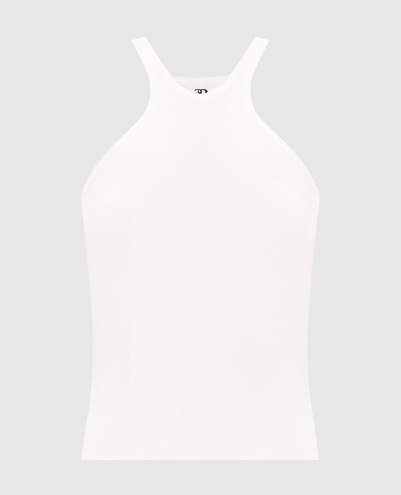 

White ribbed top Ermanno Scervino