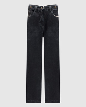 The Attico Grey double-breasted jeans 250WCP00190DDD100AA