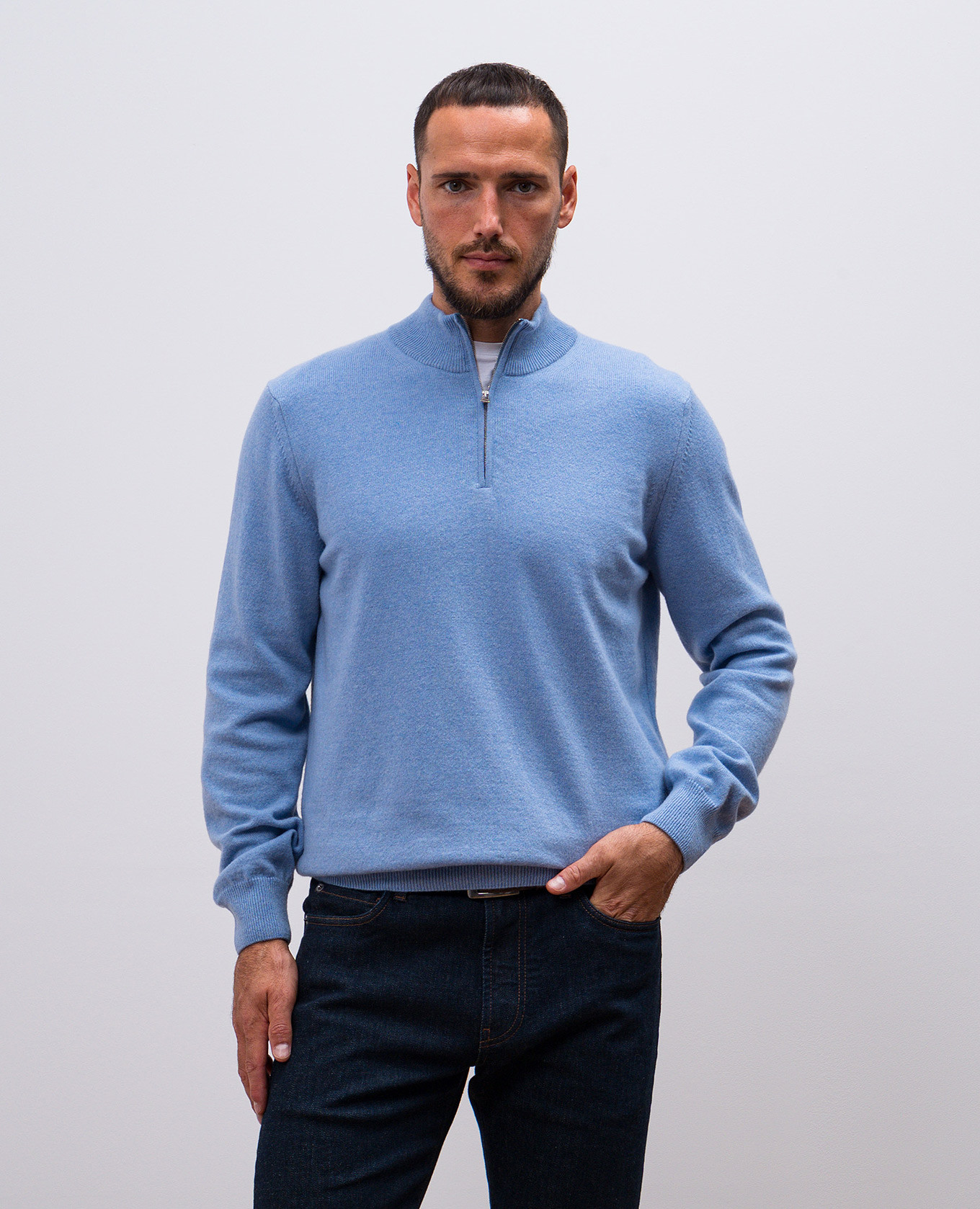 

Blue cashmere jumper Cashmere&Whiskey, Light blue
