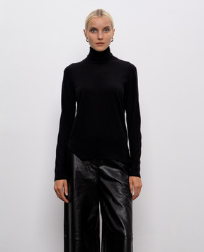 MooRER Black wool turtleneck NATALY NATALYW18