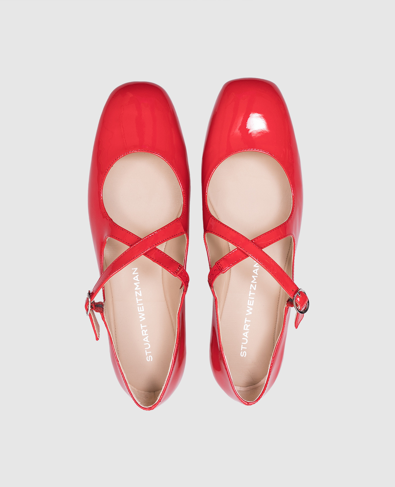 

Red patent leather ballet flats CLEM Stuart Weitzman