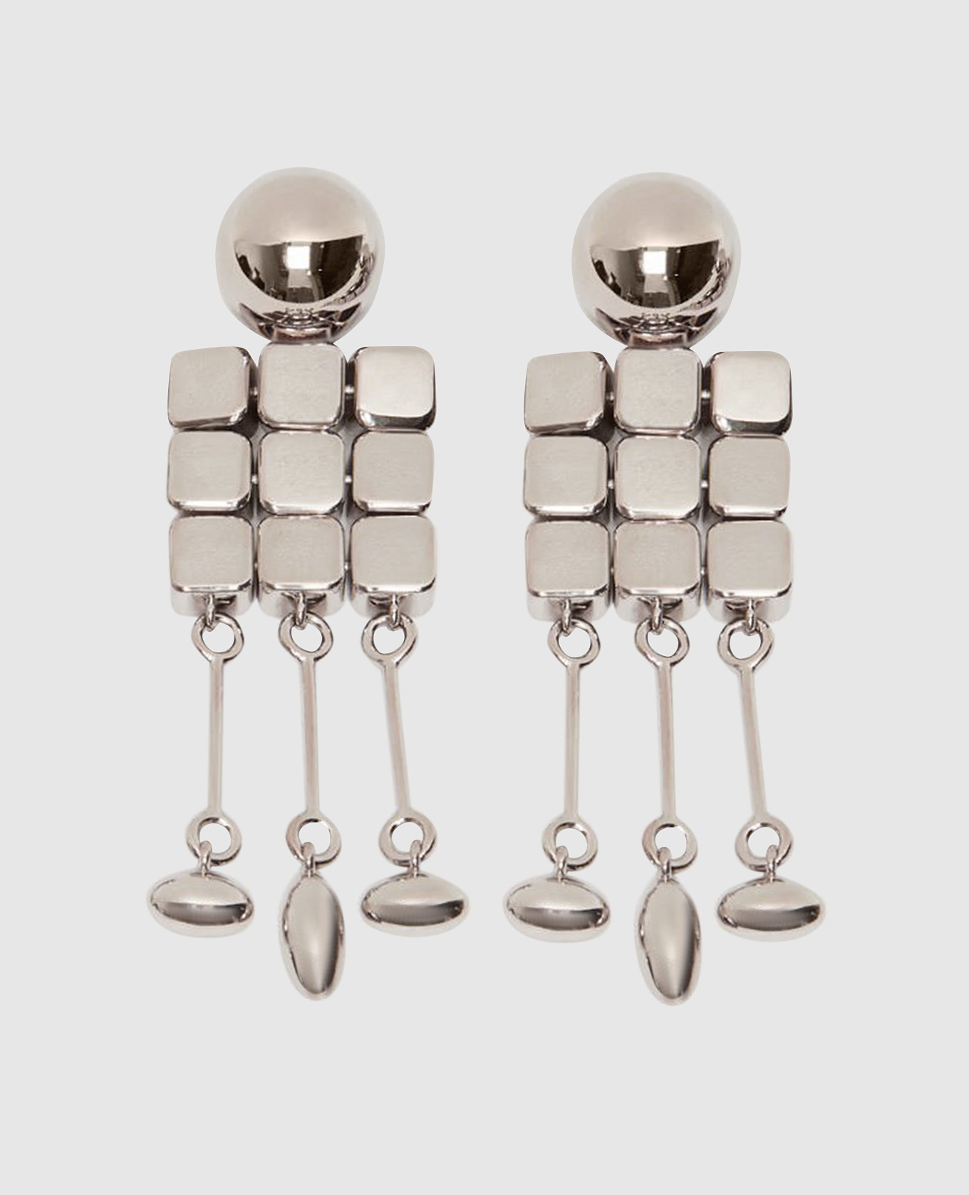 

Silver earrings Max Mara