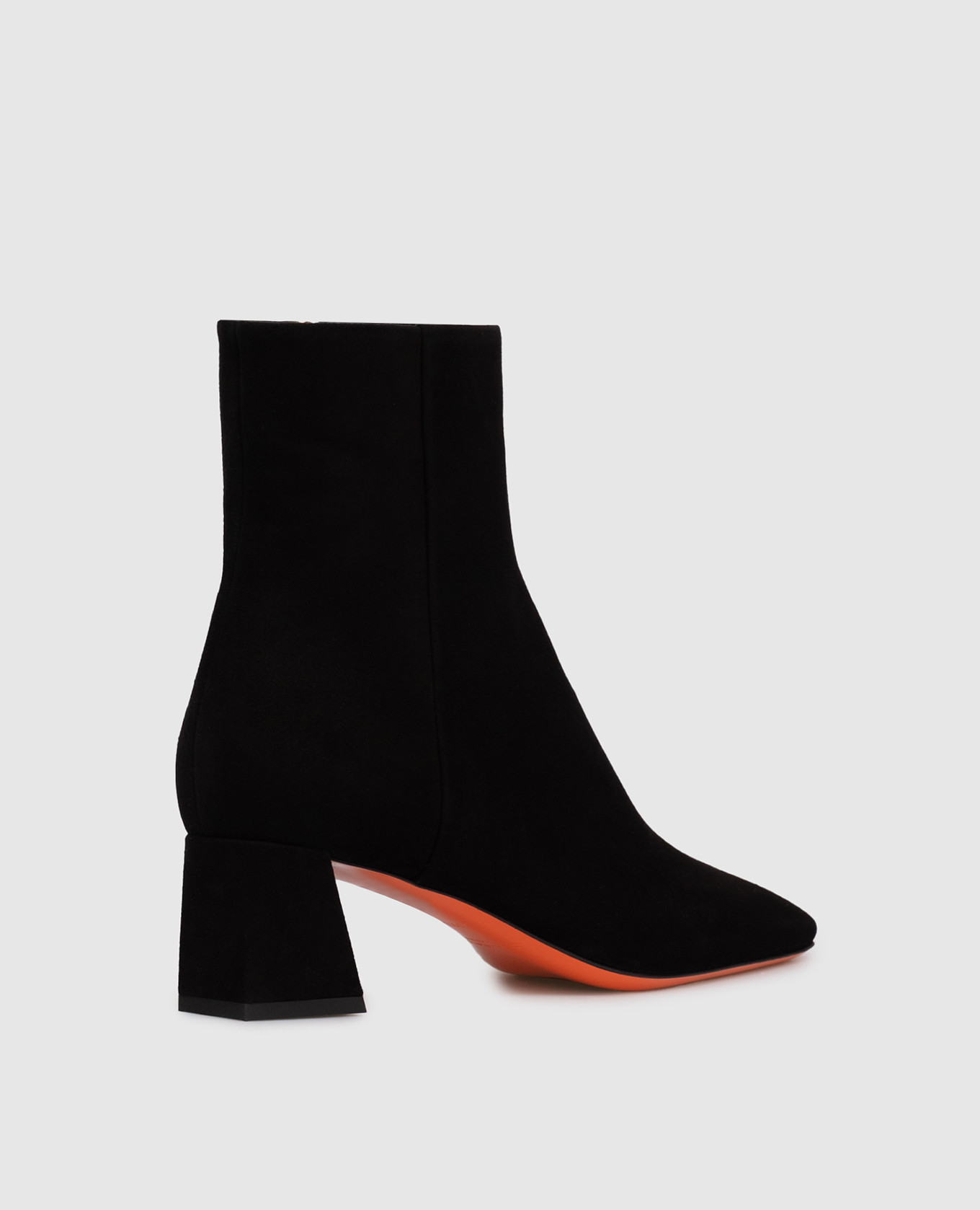 

Black suede ankle boots Santoni