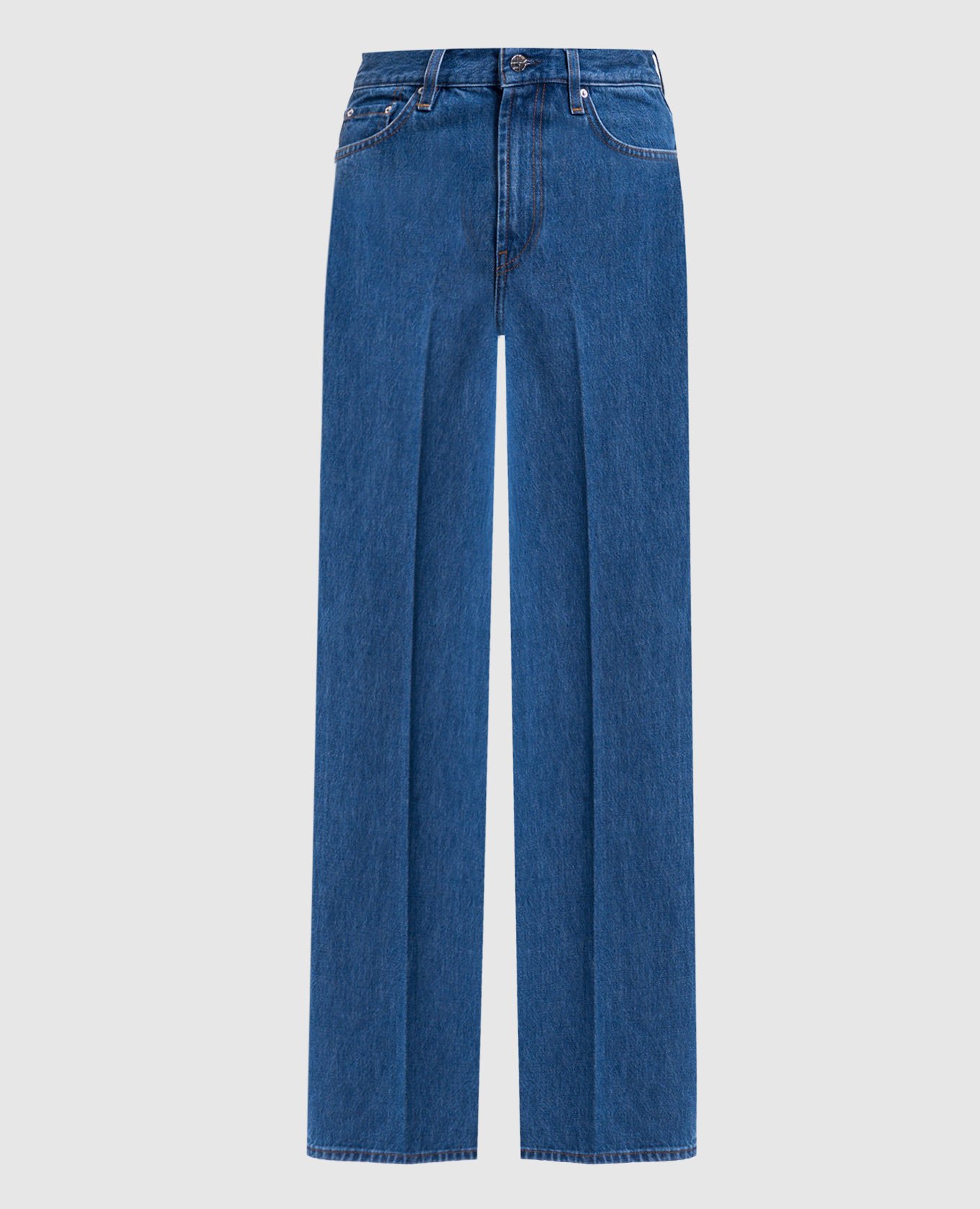 

Blue jeans with logo patch Toteme