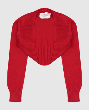 CAF Children's red bolero made of wool 701FI6M5