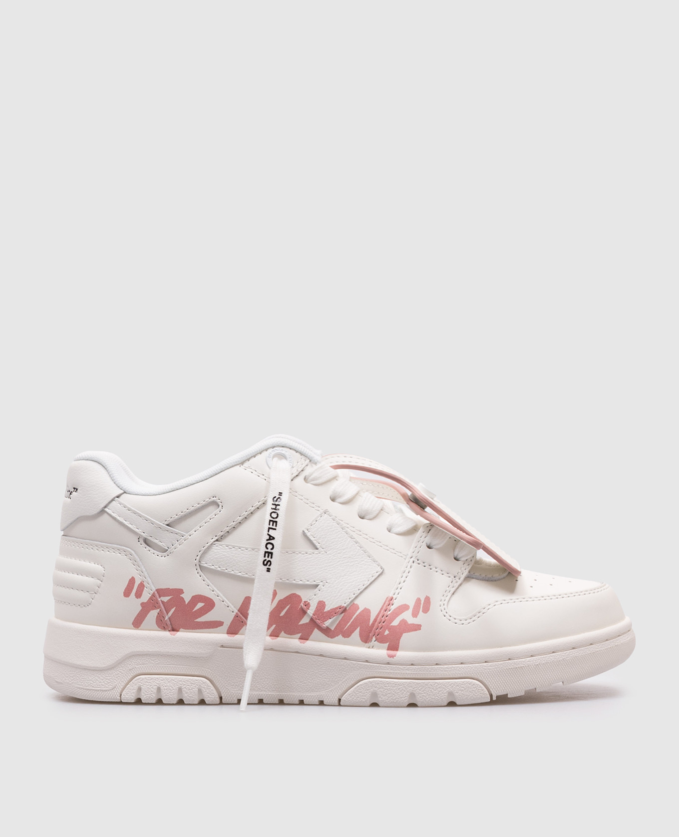 

White Leather Sneakers Out Of Office For Walking Off-White