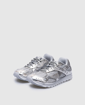 Bottega Veneta Orbit silver sneakers 755915V4V51