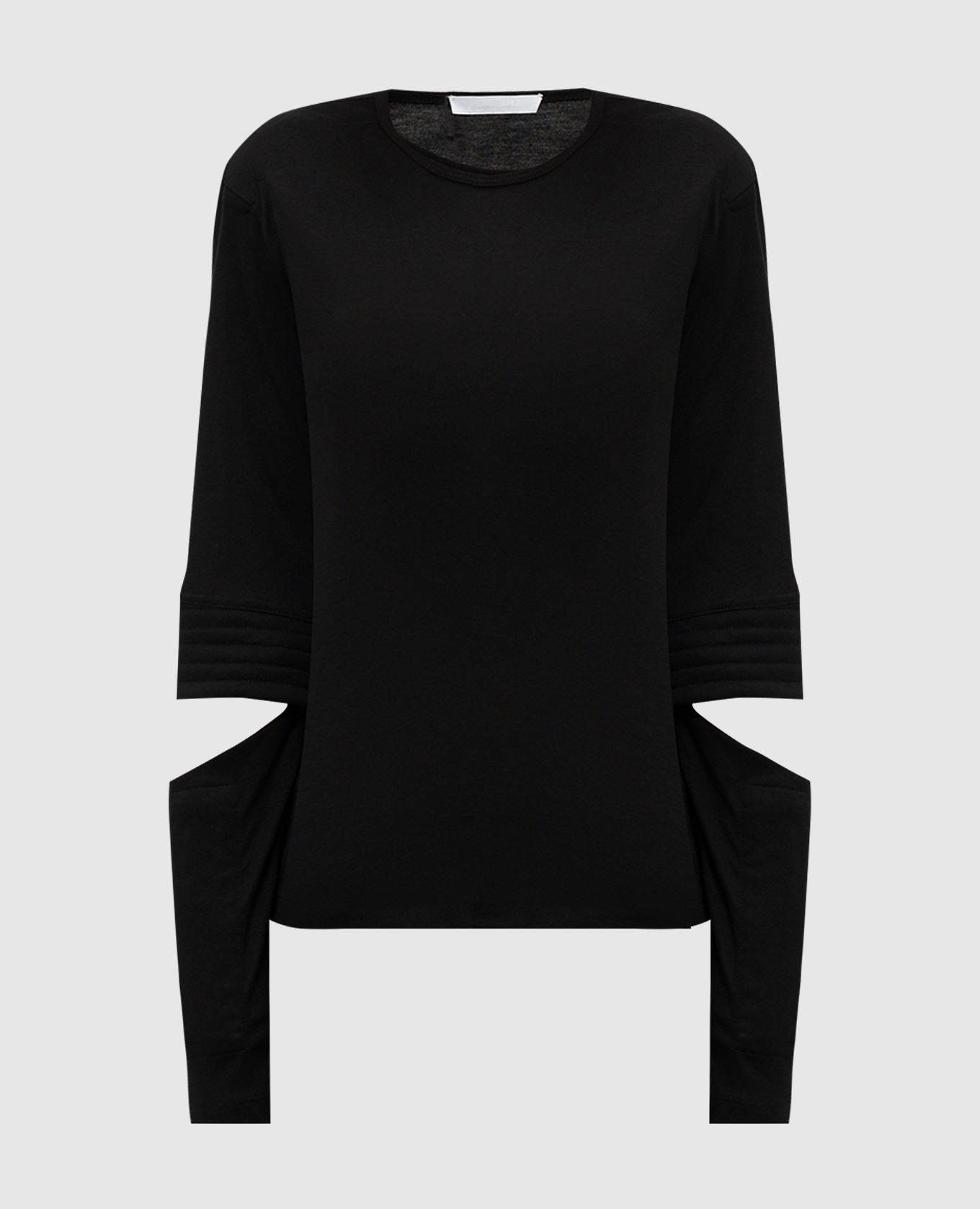 

Black longsleeve with curly cutouts Helmut Lang