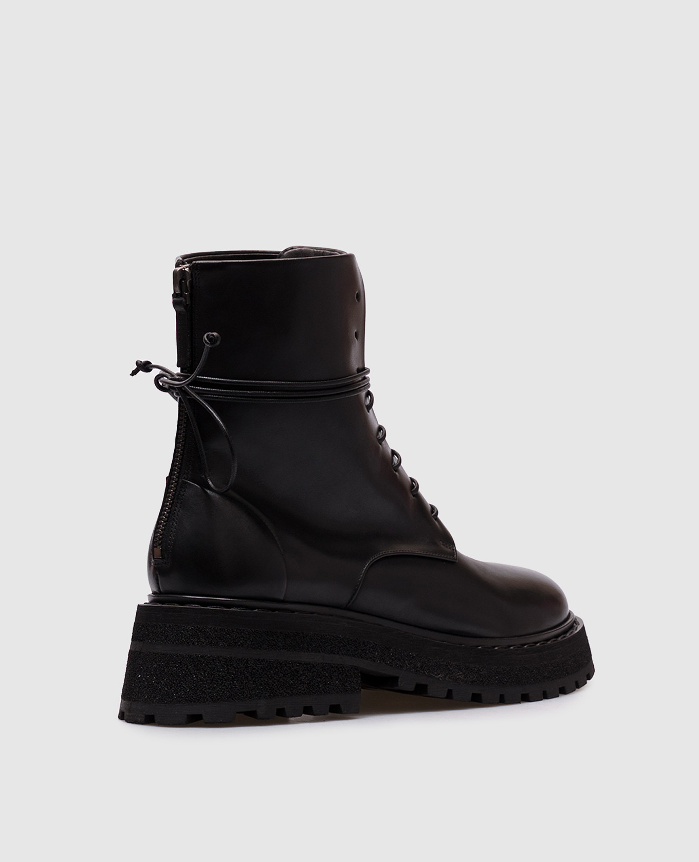 

Black leather Carro boots Marsell