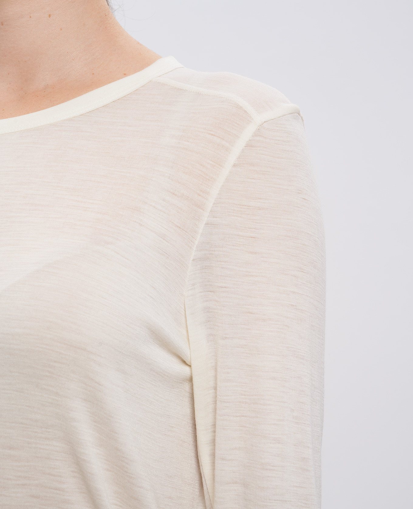 White wool longsleeve Intoca 5