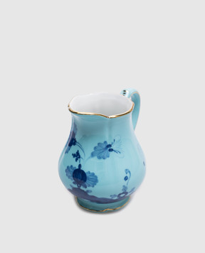 Ginori 1735 Blue porcelain milk jug from the Oriente Italiano collection 003RG00FLT000G00124300