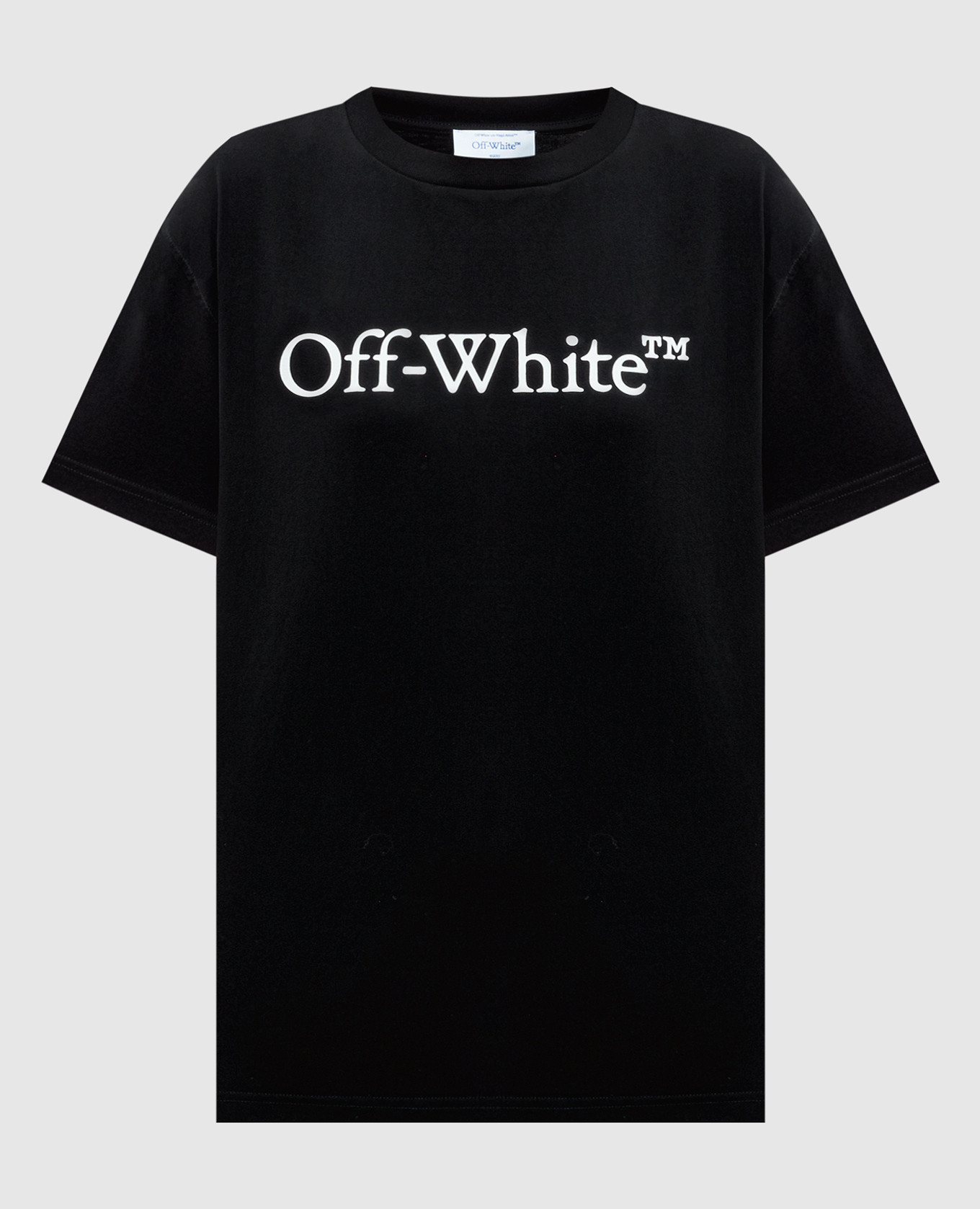 Black t-shirt with off-white logo print off-white