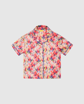 Off-White Children's blouse Watercolor print OGGG002S25FAB002