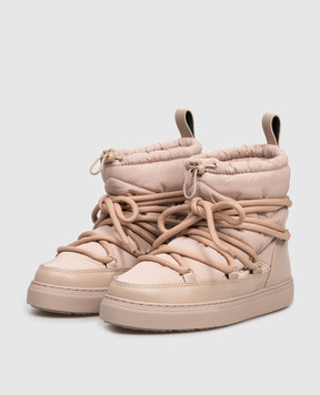 Inuikii Children's beige Mountain boots 300100301012632