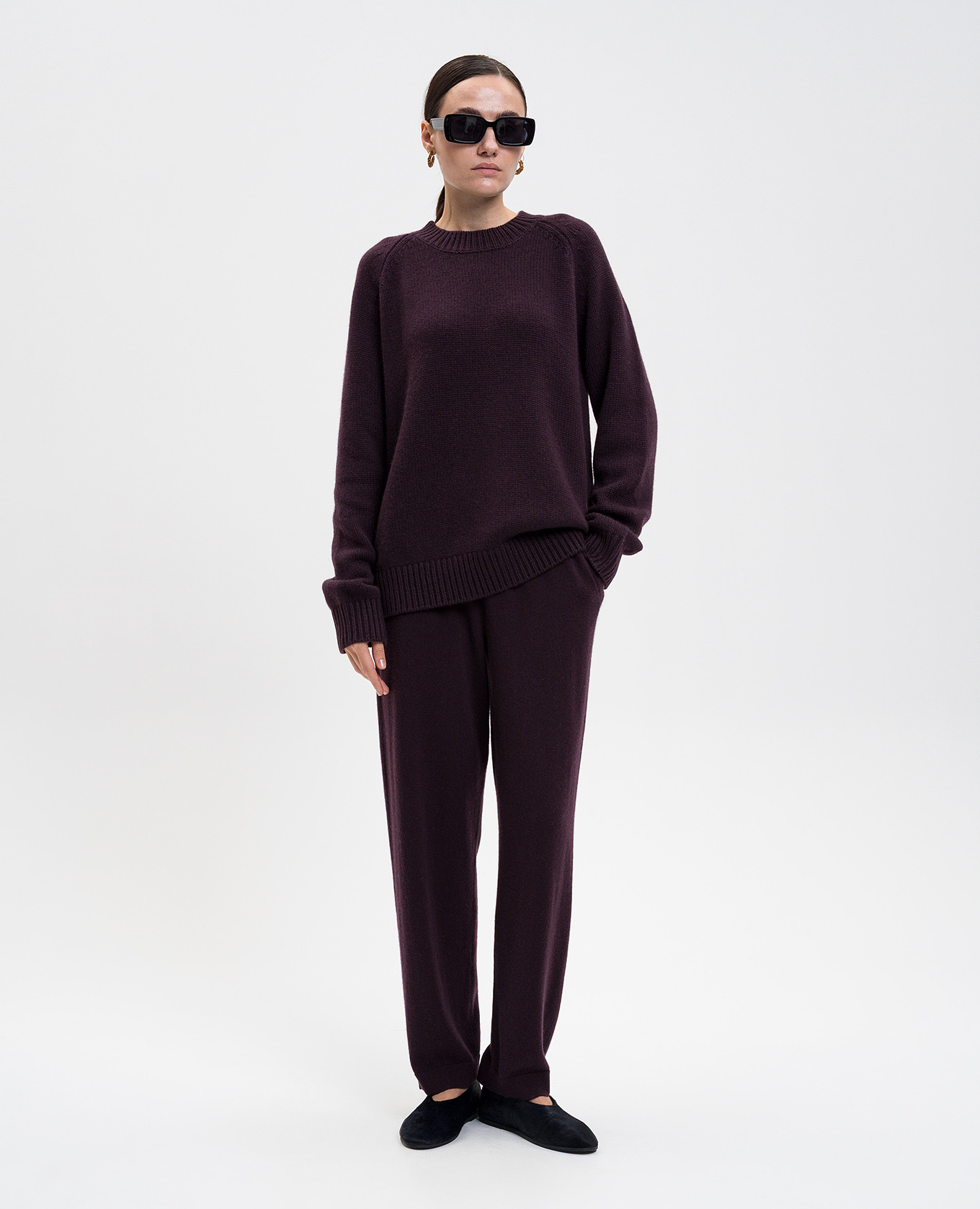 

Anine burgundy cashmere sweater LISA YANG