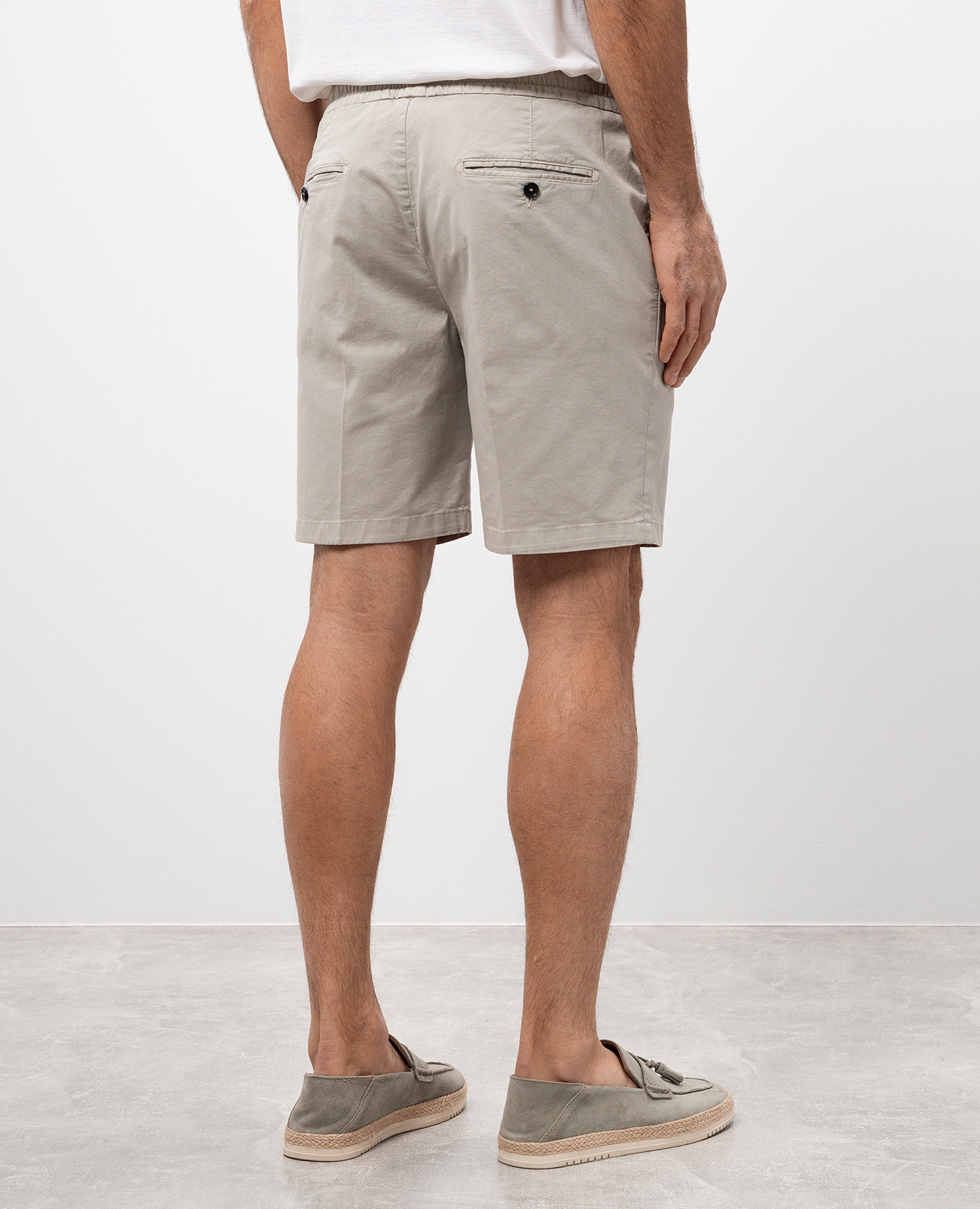 

Gray shorts with logo ISAIA, Grey