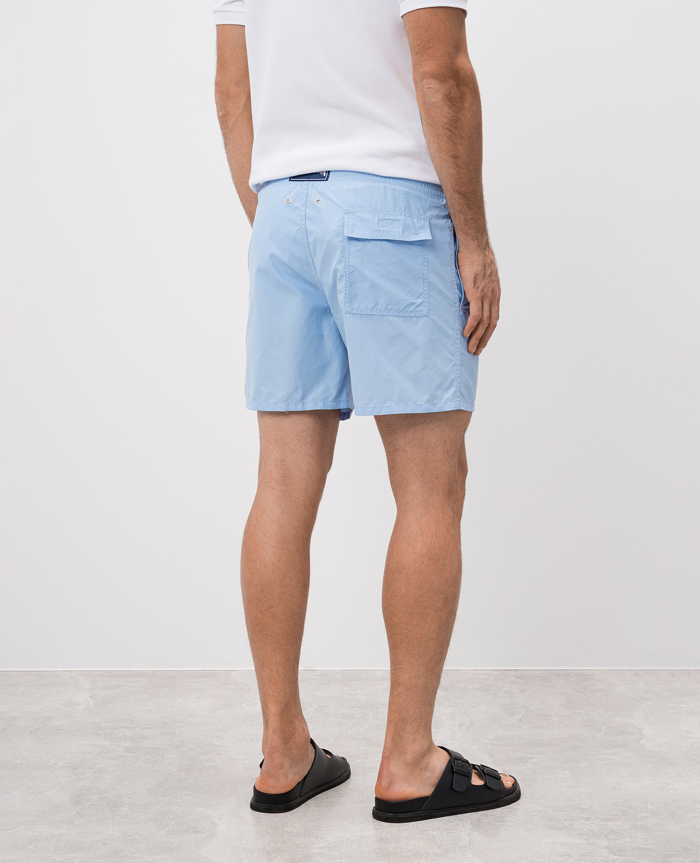 

Blue swim shorts with logo patch Vilebrequin, Light blue
