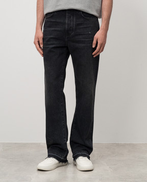 AMIRI Black jeans with a worn effect AMDNGH1038
