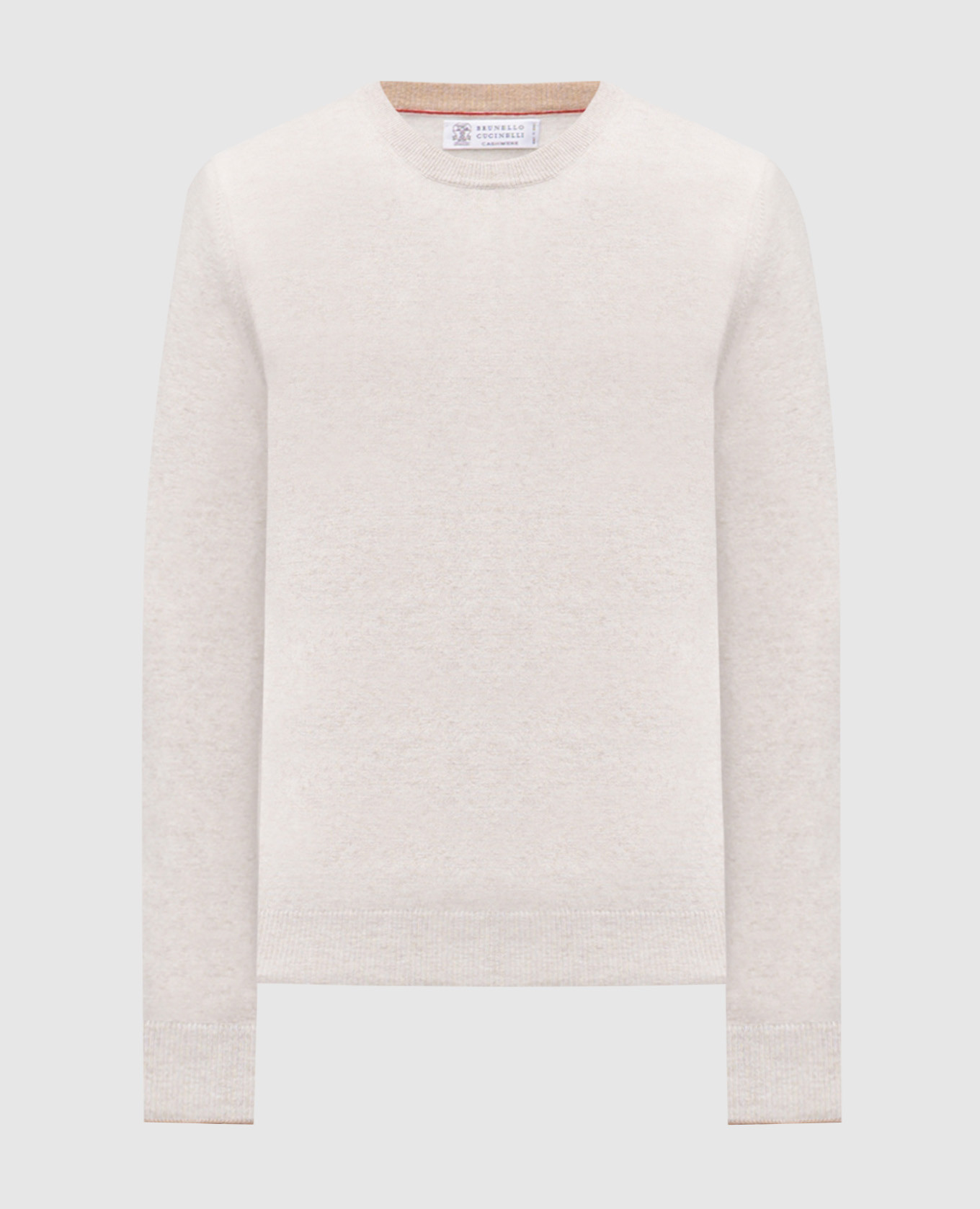 Beige cashmere jumper Brunello Cucinelli