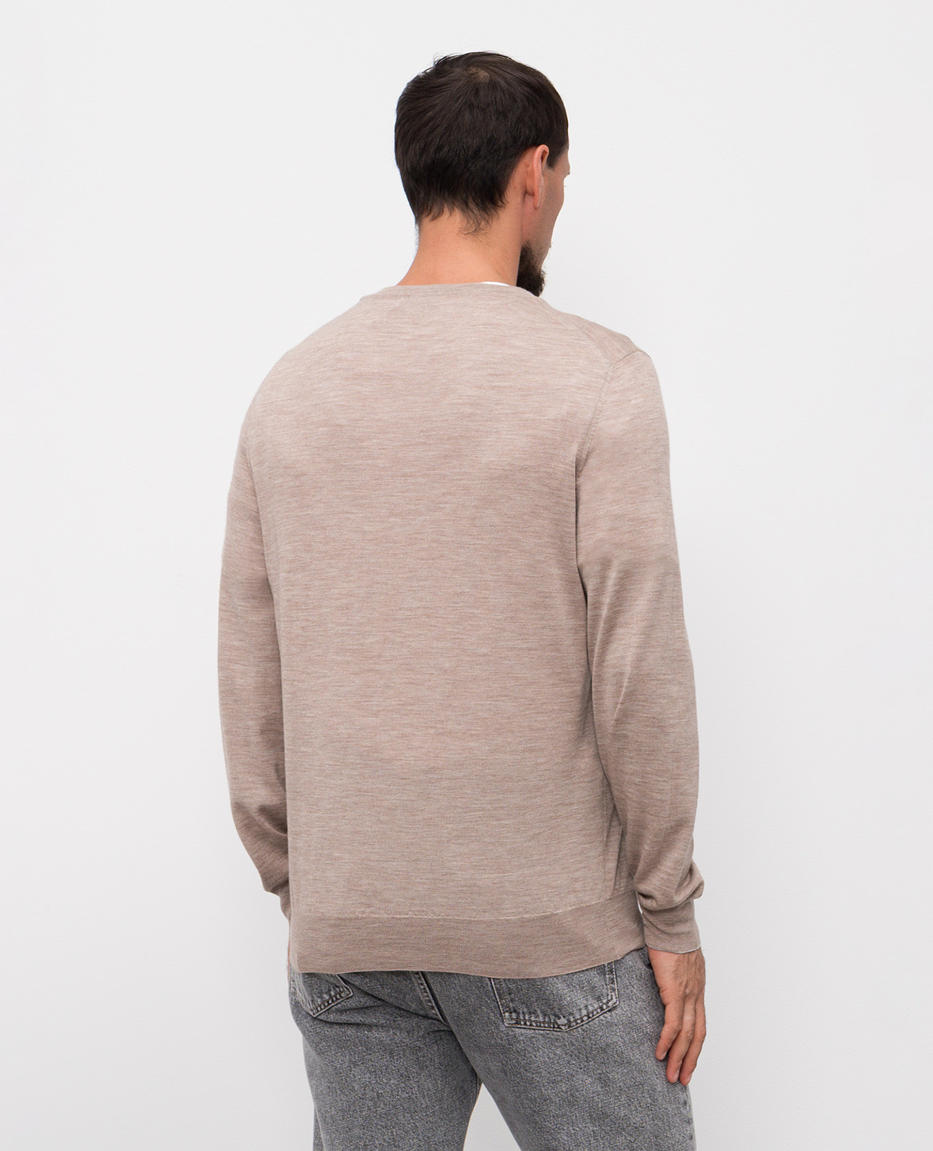 

Beige wool and cashmere jumper Brunello Cucinelli