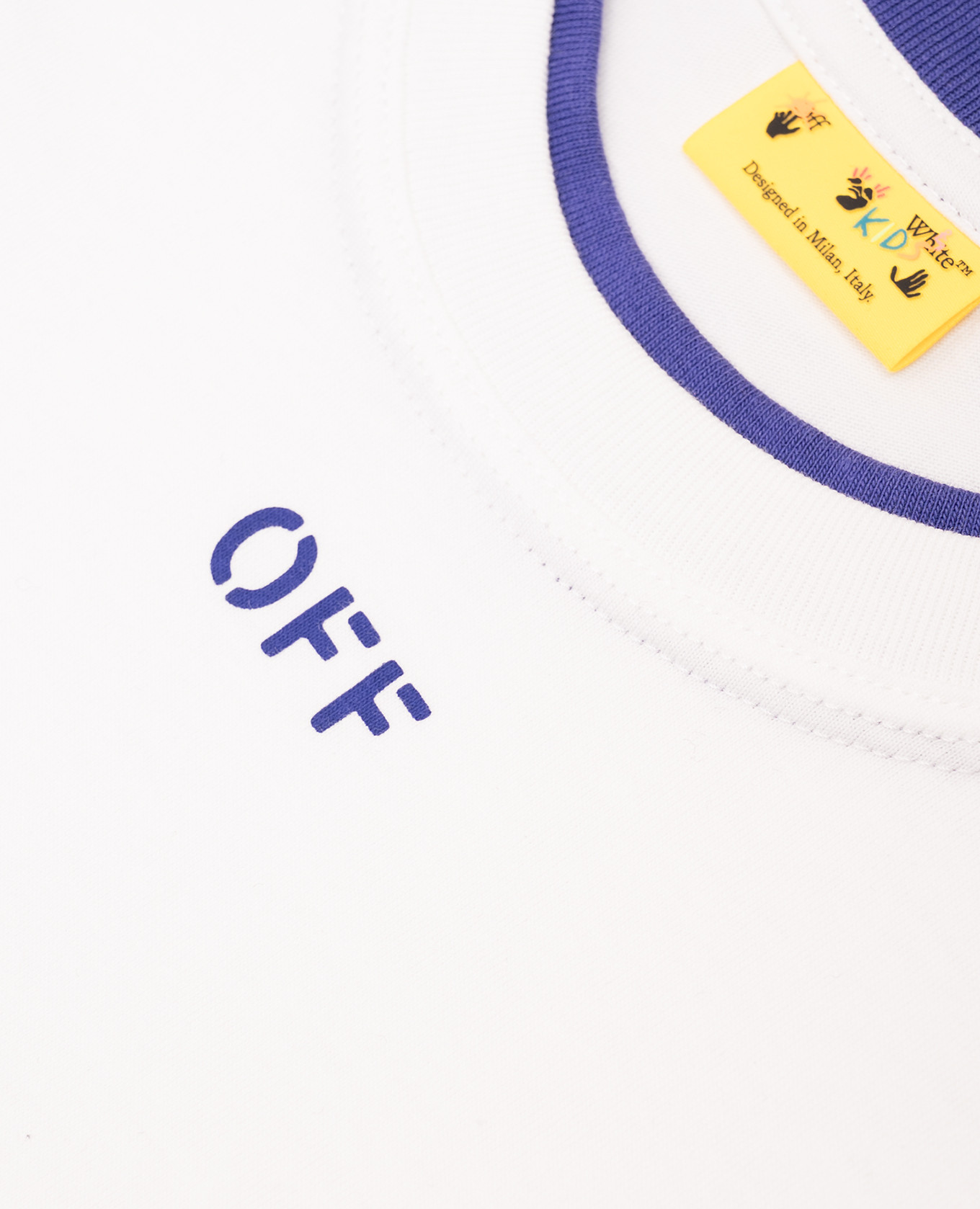 

Children's white T-shirt with logo print Off-White