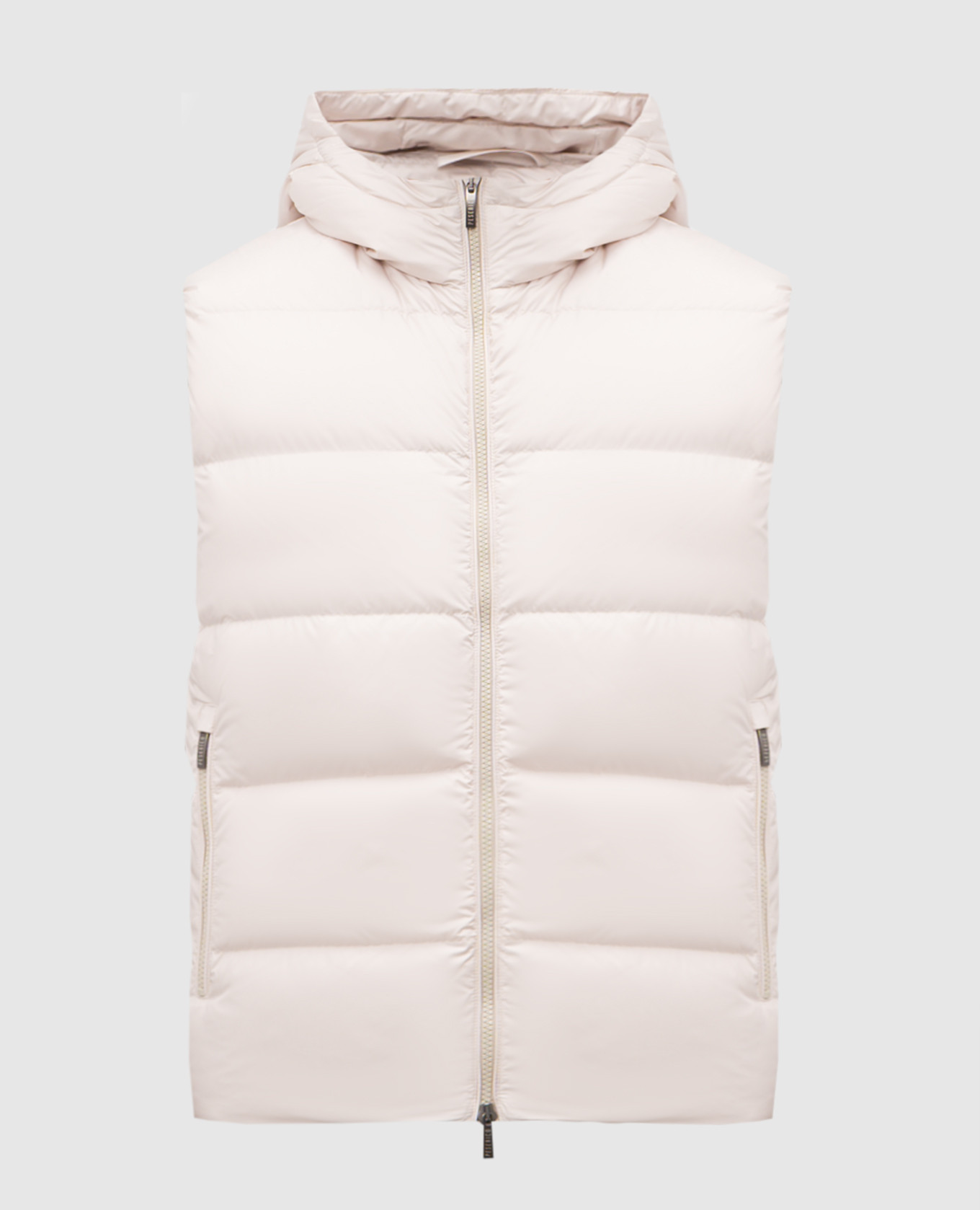 

Beige down quilted vest Peserico