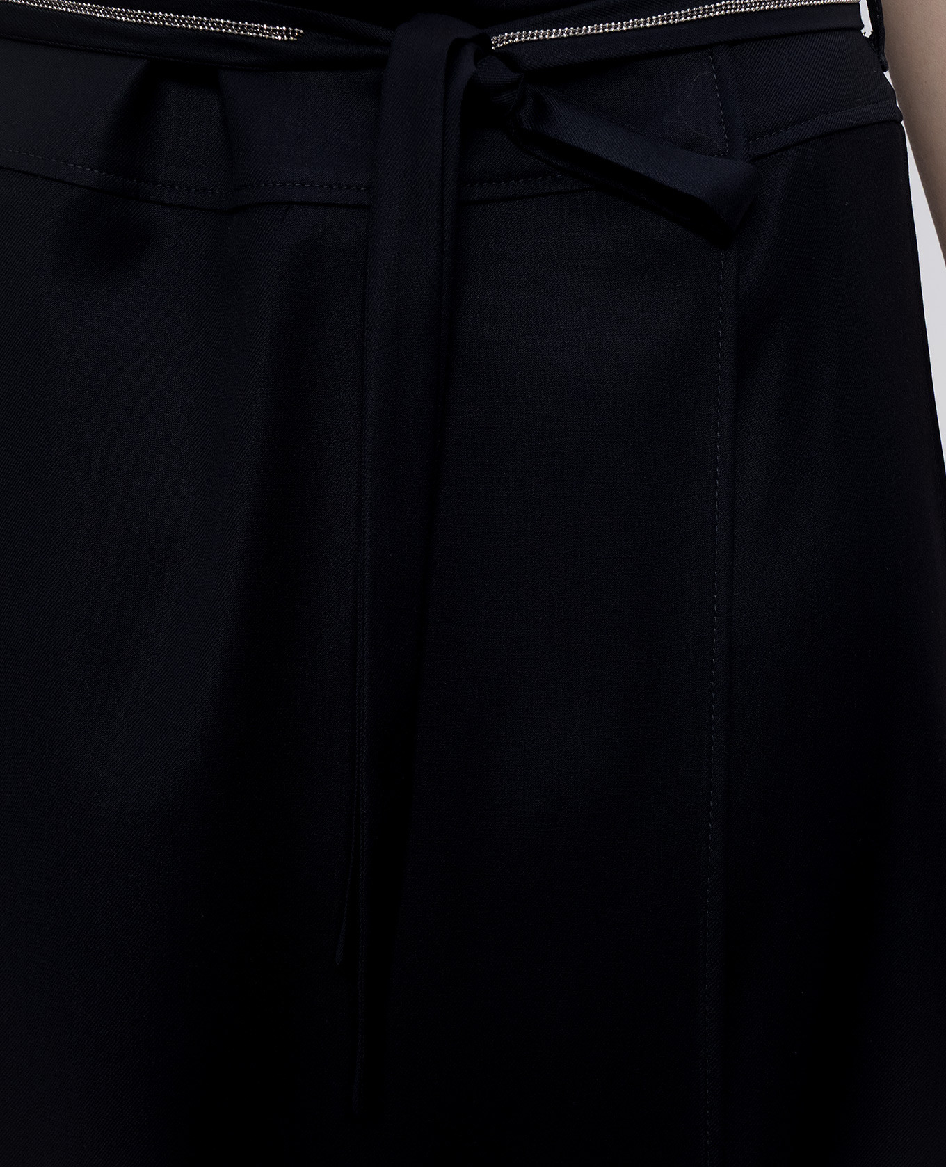 Blue wool pleated skirt Peserico 5