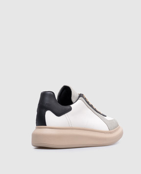 Alexander McQueen Leather sneakers with logo 808180WIAC4