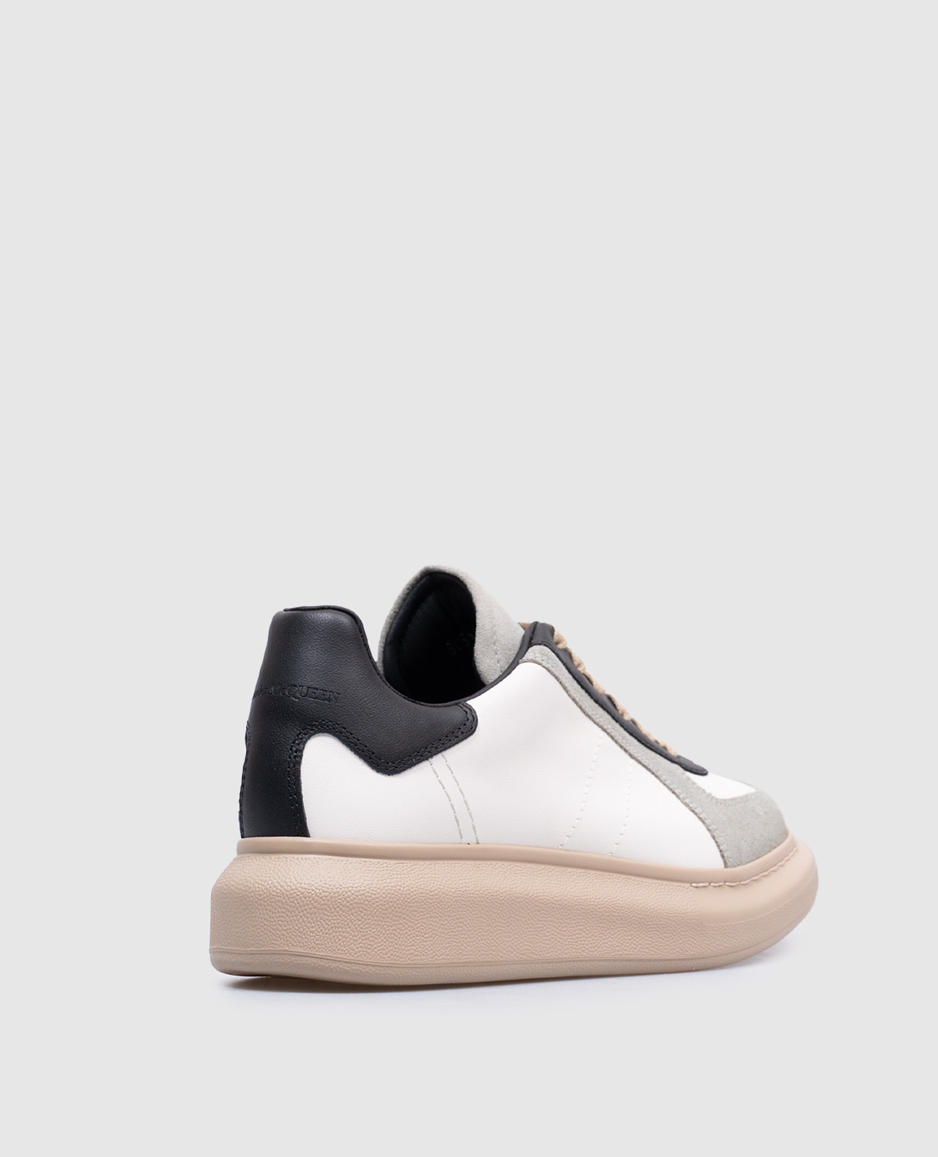 Leather sneakers with logo Alexander McQueen 3