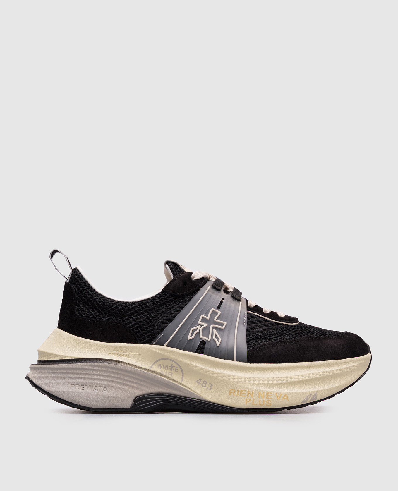 

Black HILL sneakers with logo Premiata