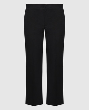 Twinset Black pants with metallic logo 241TT2072