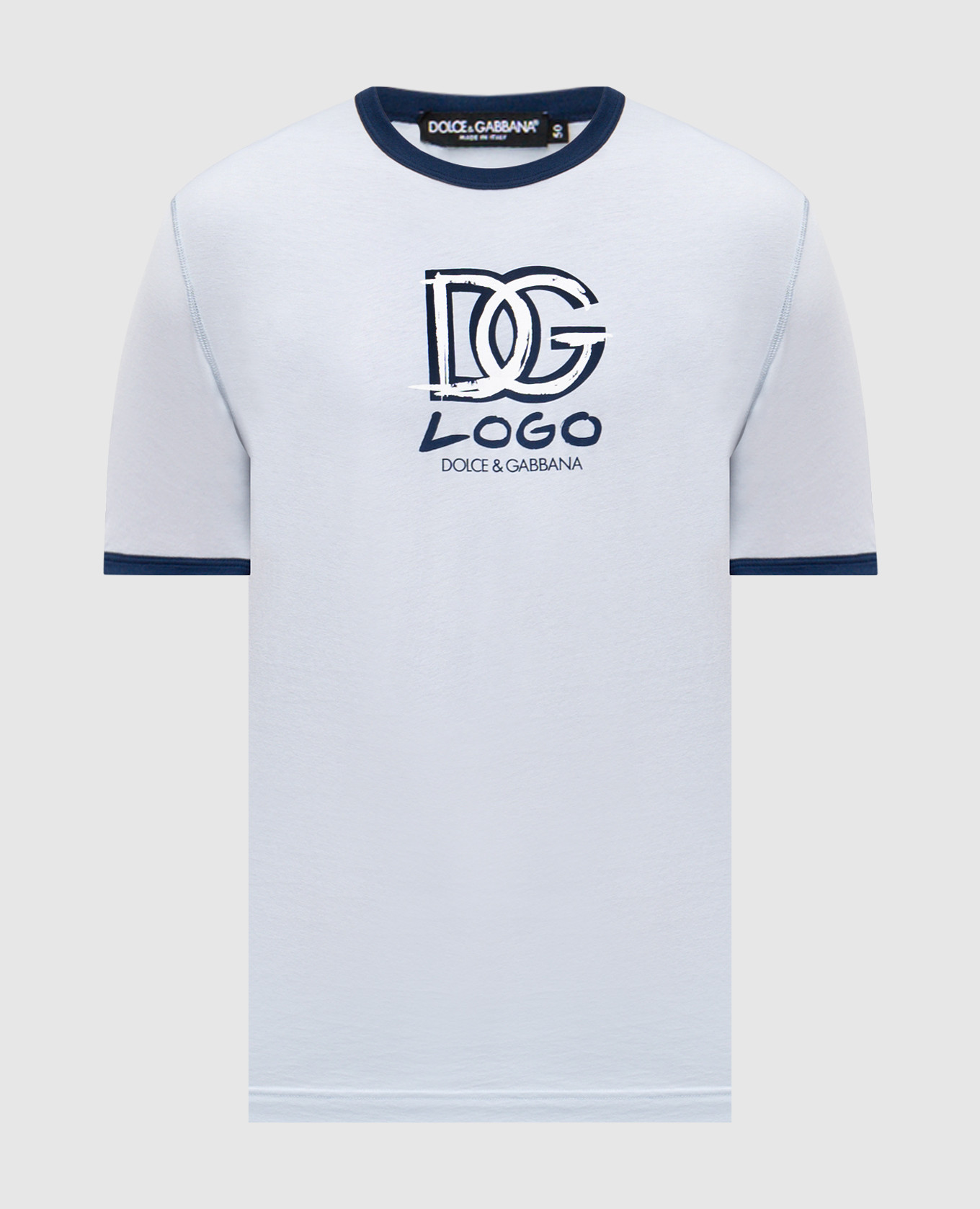 

Blue T-shirt with logo Dolce&Gabbana, Light blue