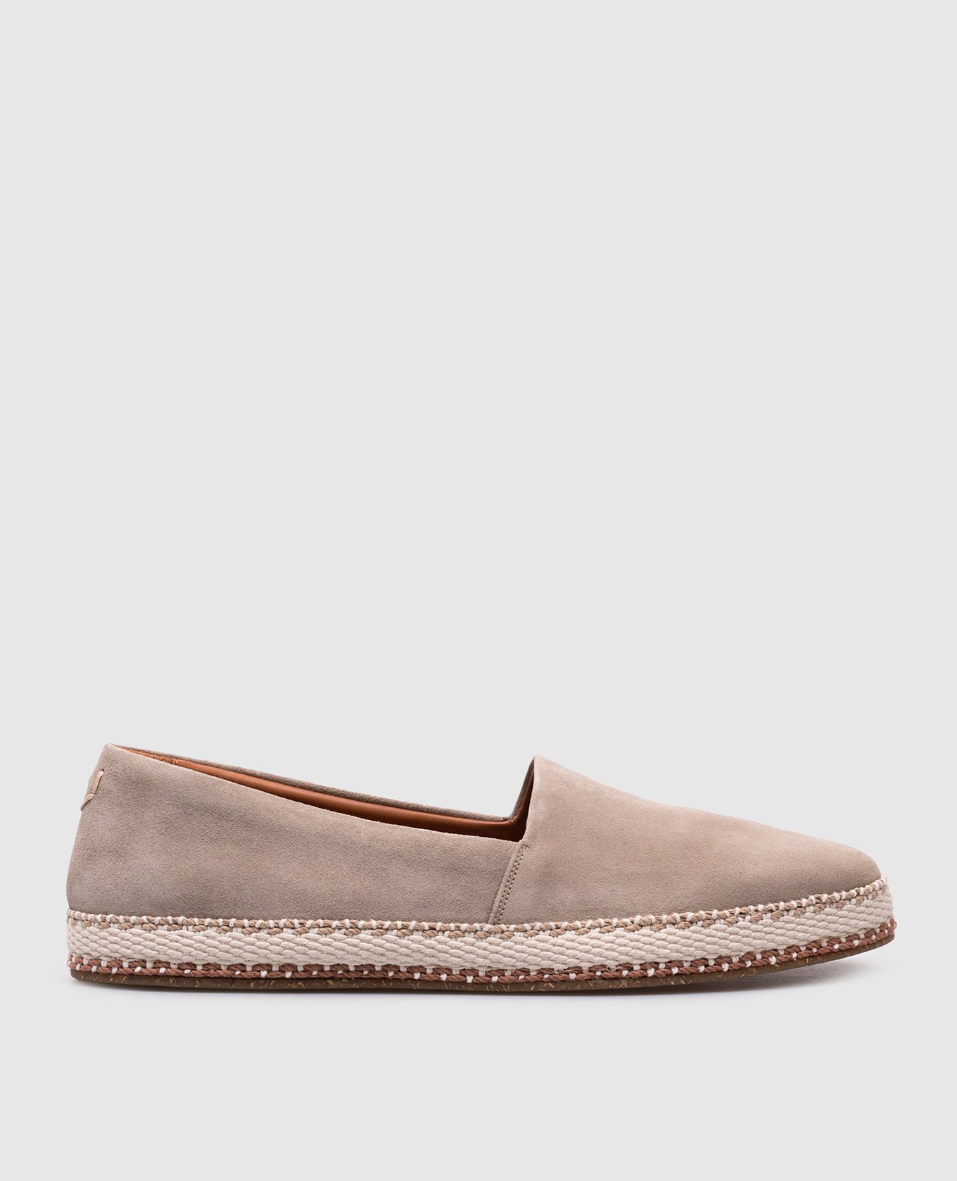 

Beige suede espadrilles Canali