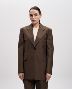 The Row Vermont brown wool jacket 8503W3152