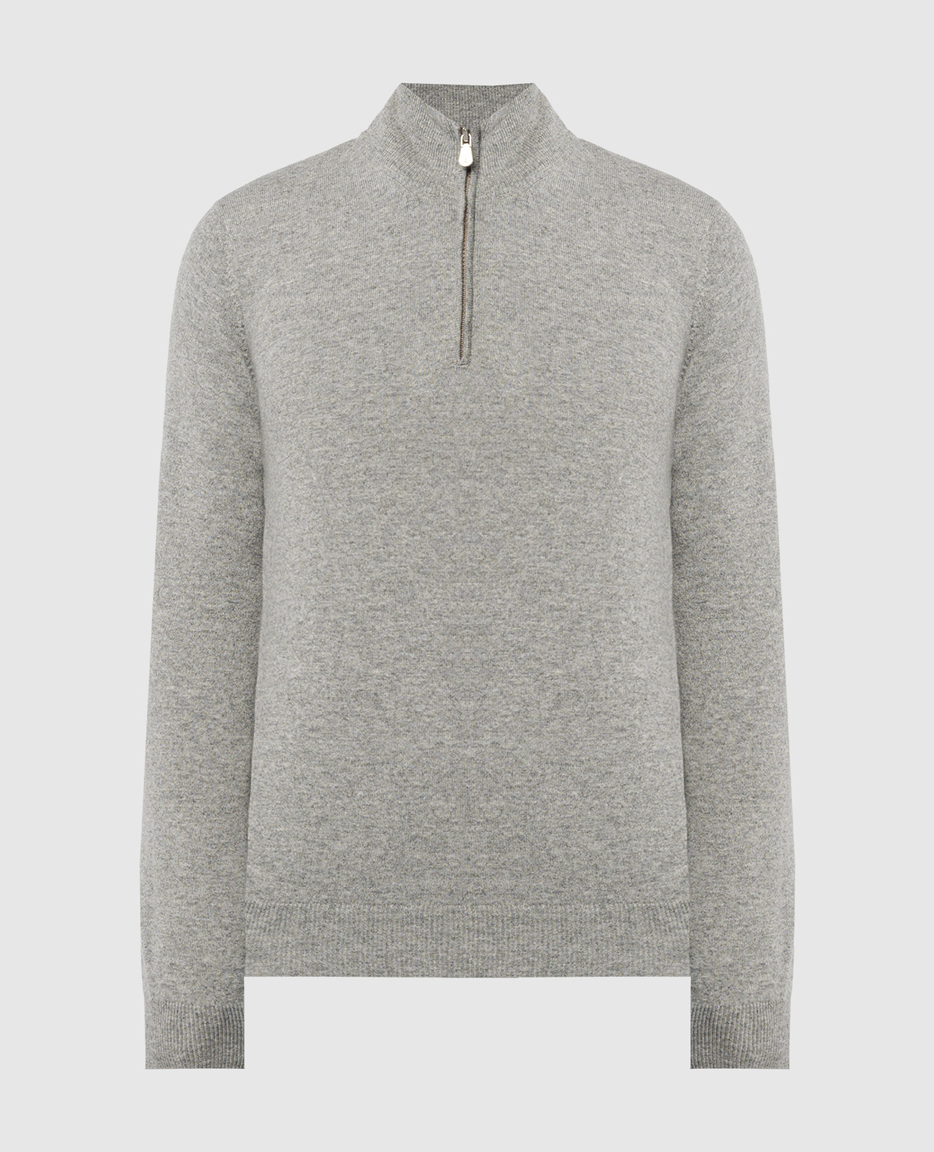 Gray cashmere jumper