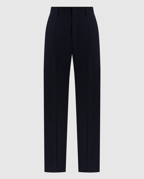 Ami Paris Blue pants made of wool FTR112WV0026
