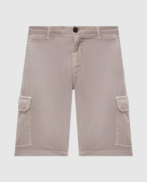 MooRER ARON beige cargo shorts ARONSI2