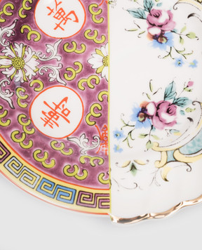 SELETTI Eudossia printed porcelain dessert plate 09703