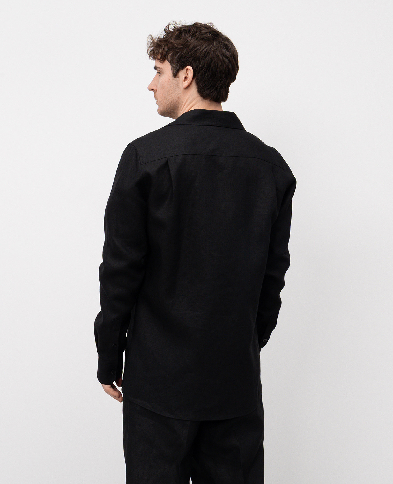 

Black linen shirt Dolce&Gabbana