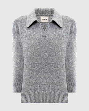 Khaite Herve grey cashmere sweater 9834650