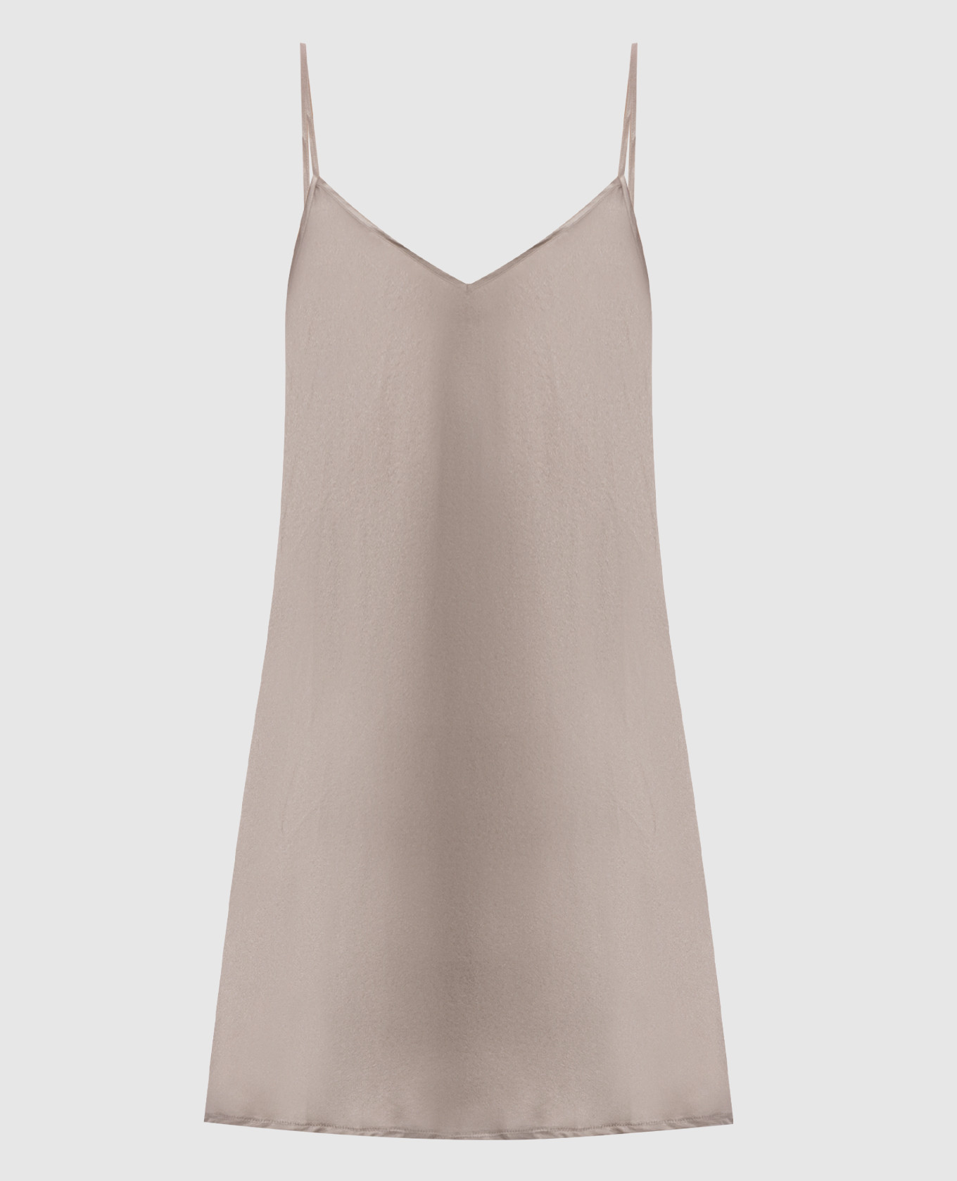 Beige silk pajama dress Dore & Rose