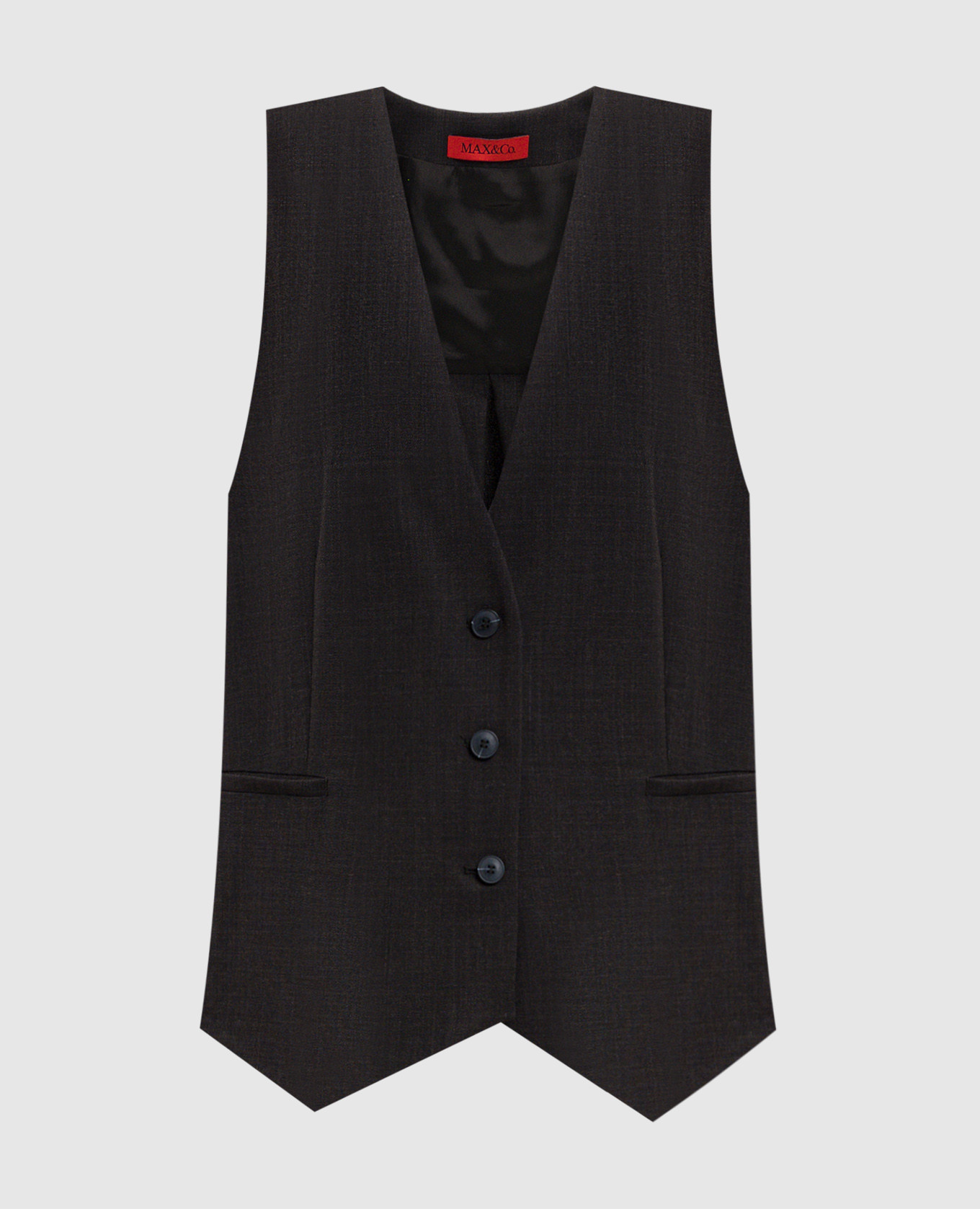 

Brown vest COLOUR with wool Max & Co