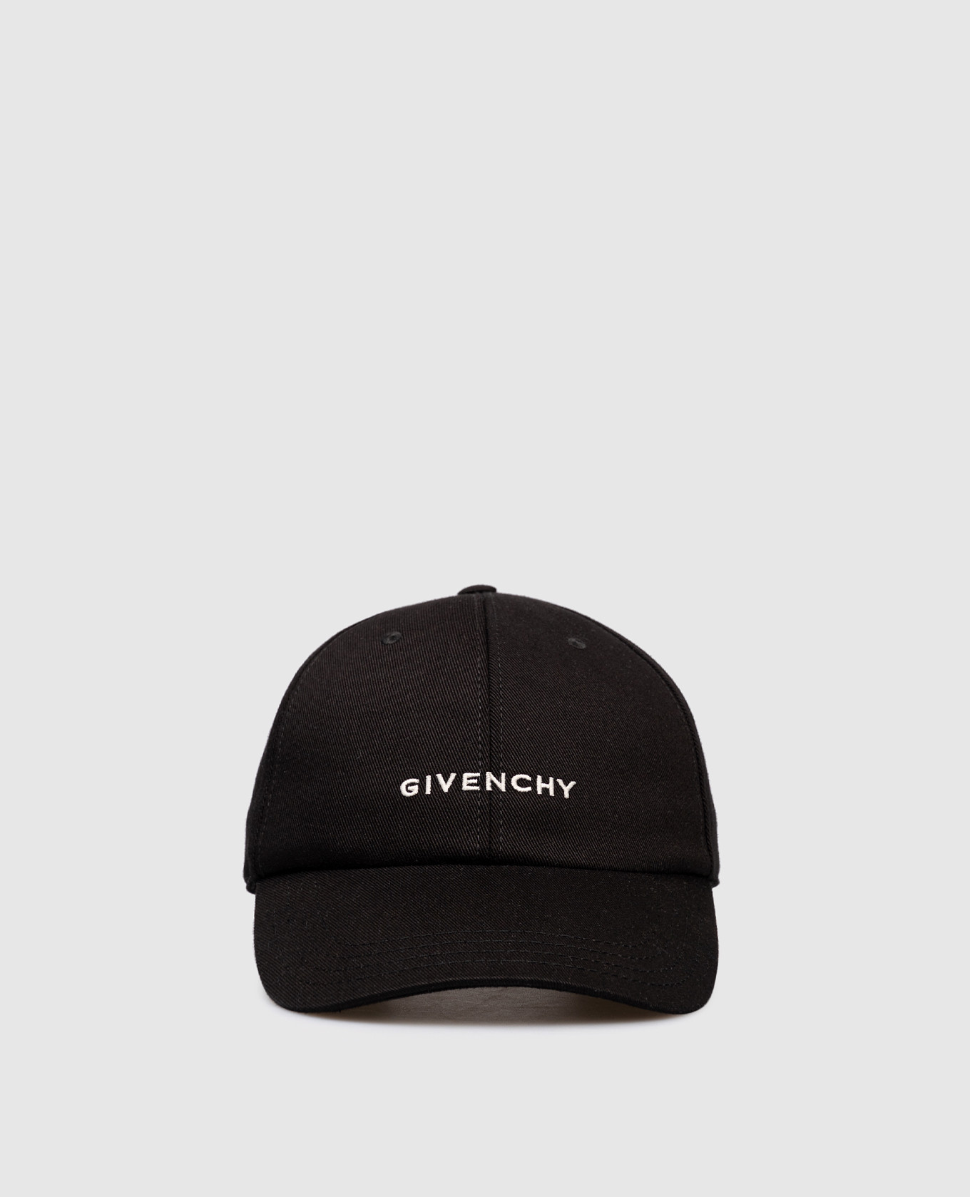 

Black cap with logo embroidery Givenchy