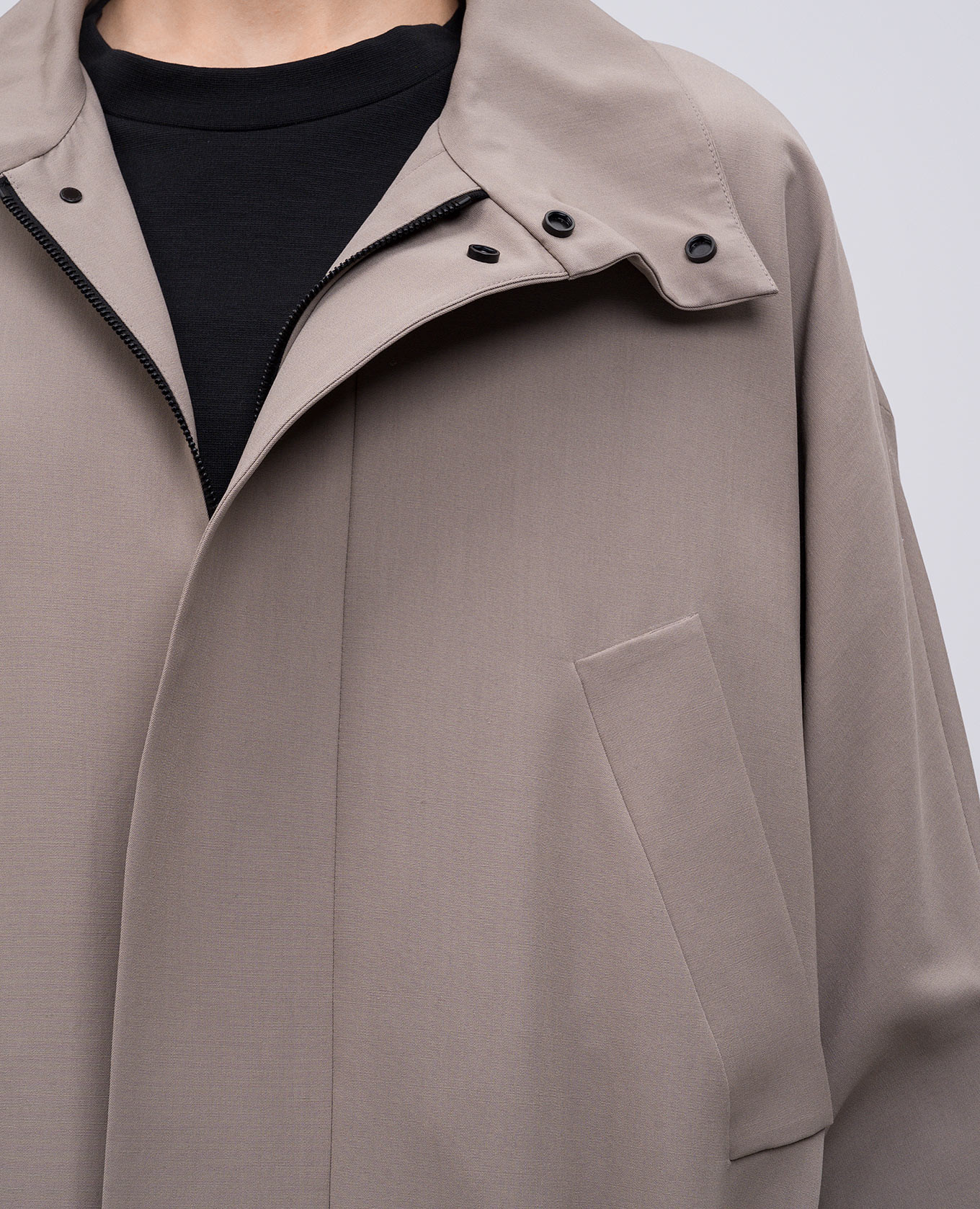 Beige wool parka with logo Fear of God 5