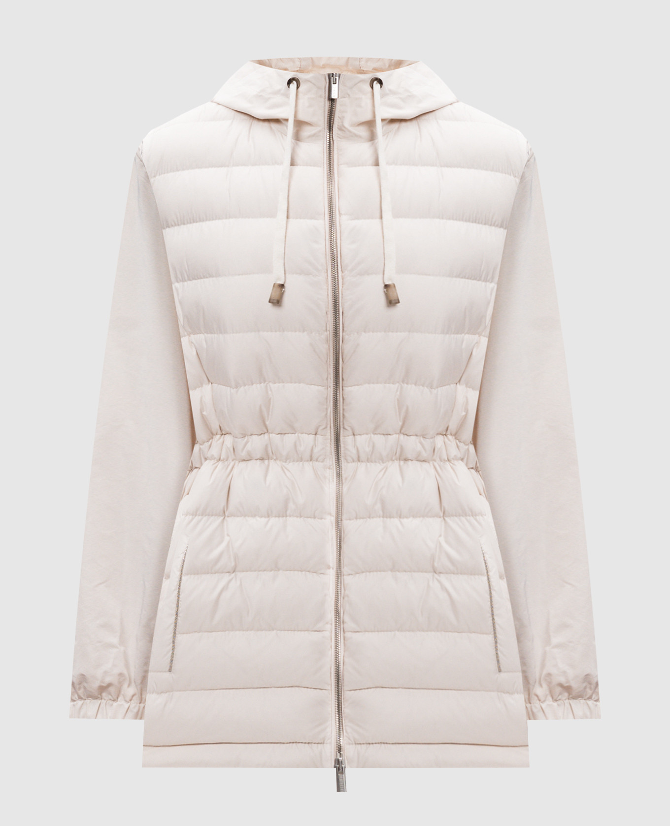White quilted down jacket Peserico