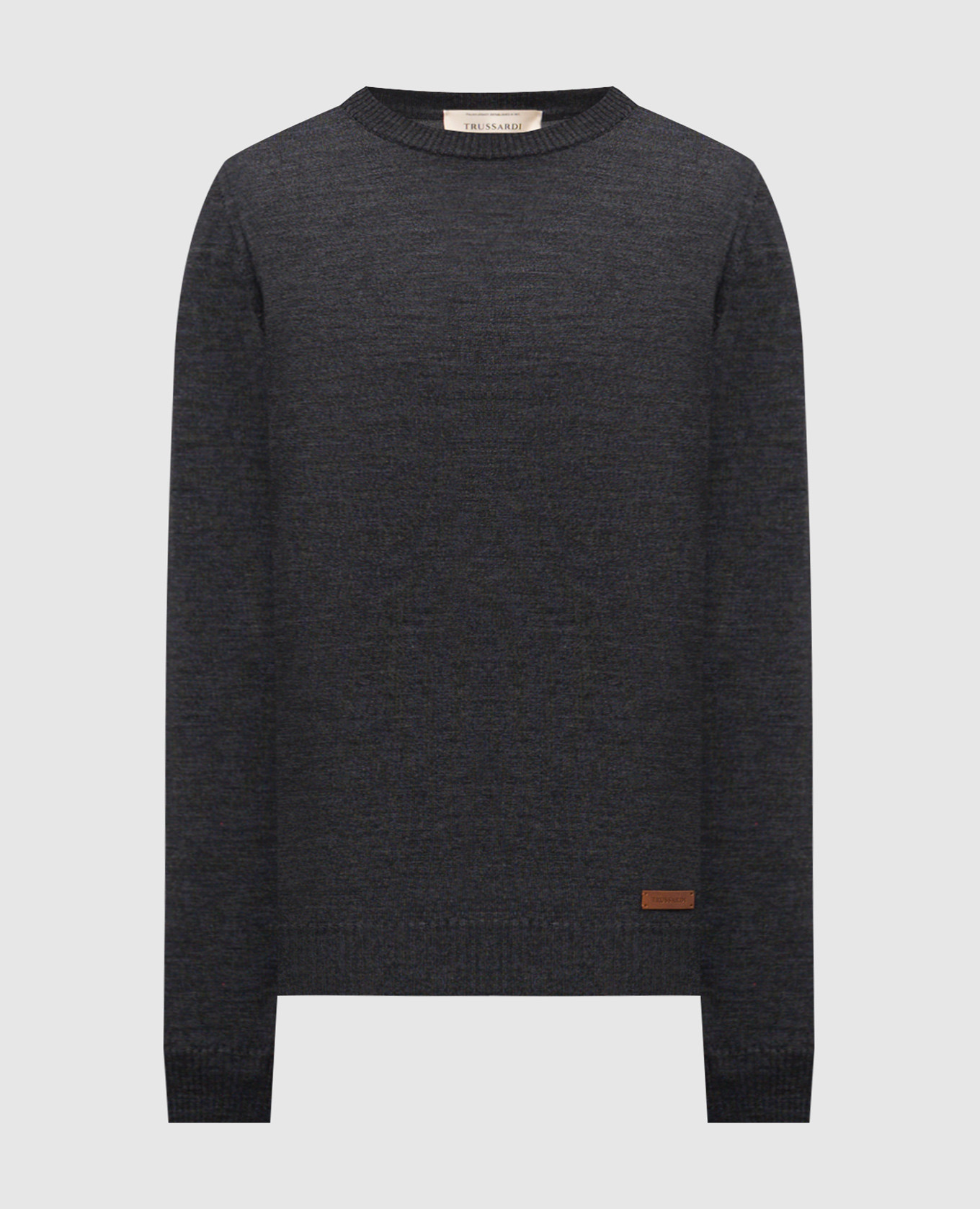 

Grey melange wool jumper Trussardi