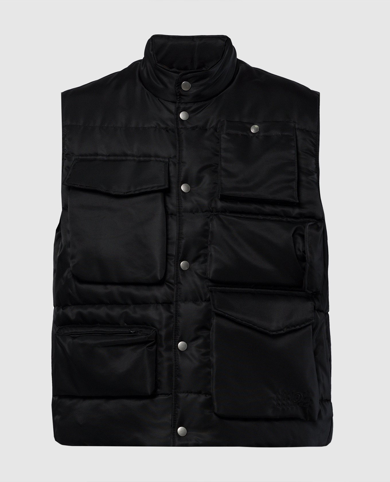 

Black vest with logo embroidery Maison Margiela MM6