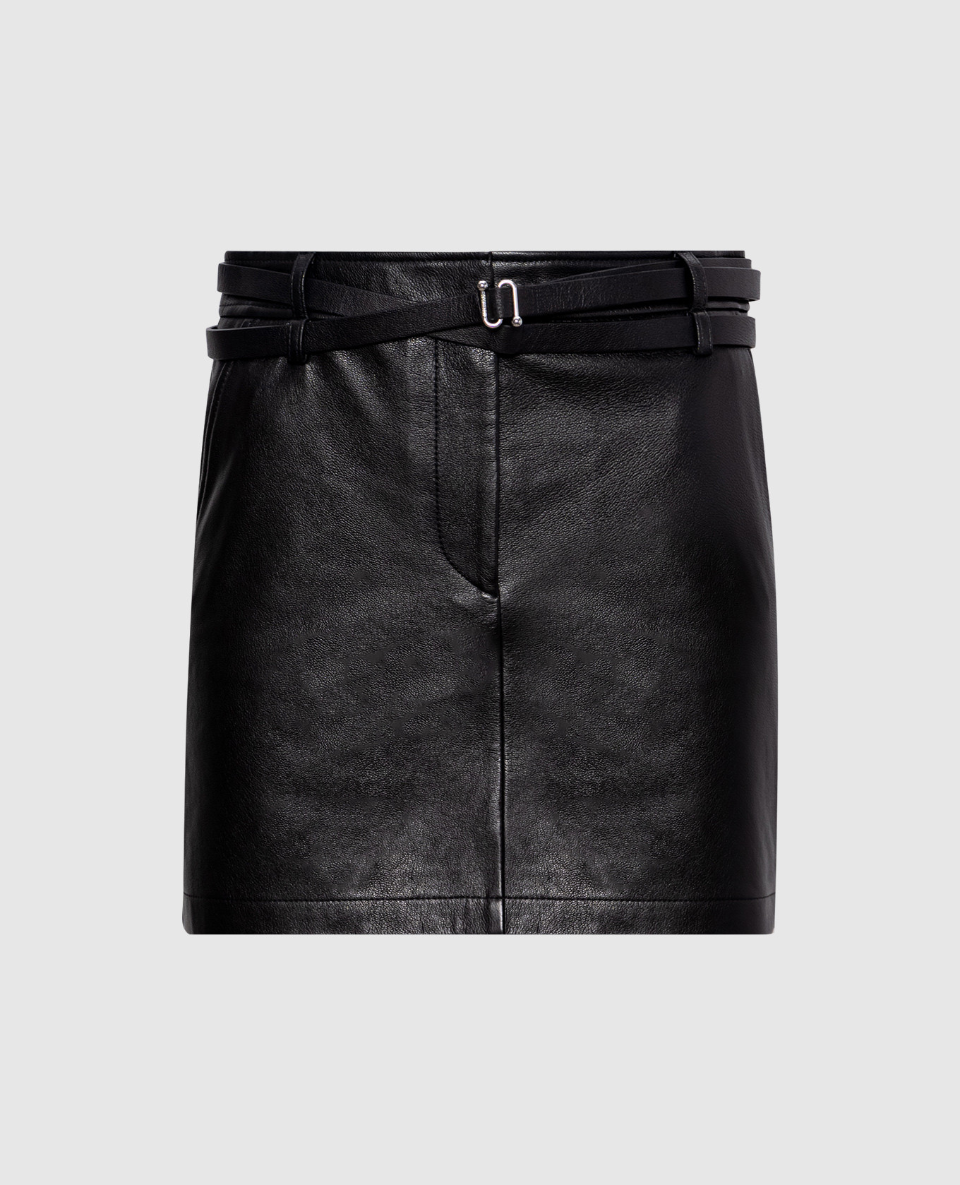 

Black PATTO leather skirt Max Mara Sportmax
